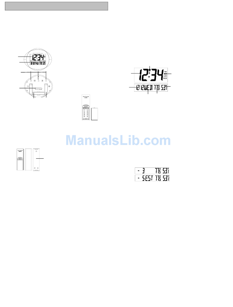 La Crosse Technology WS-8016U Manuel utilisateur