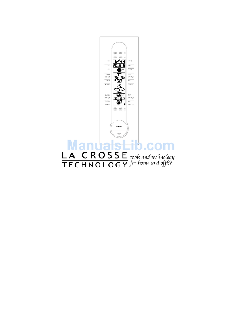 La Crosse Technology WS-7391UD Manuel utilisateur