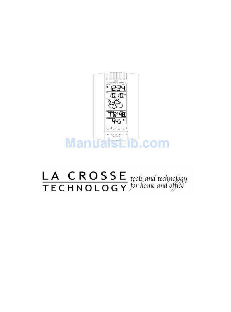 La Crosse Technology WS-7075UF Manuel utilisateur