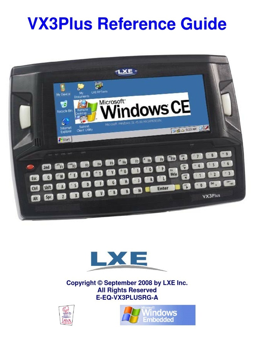 LXE VX3Plus Manuel utilisateur