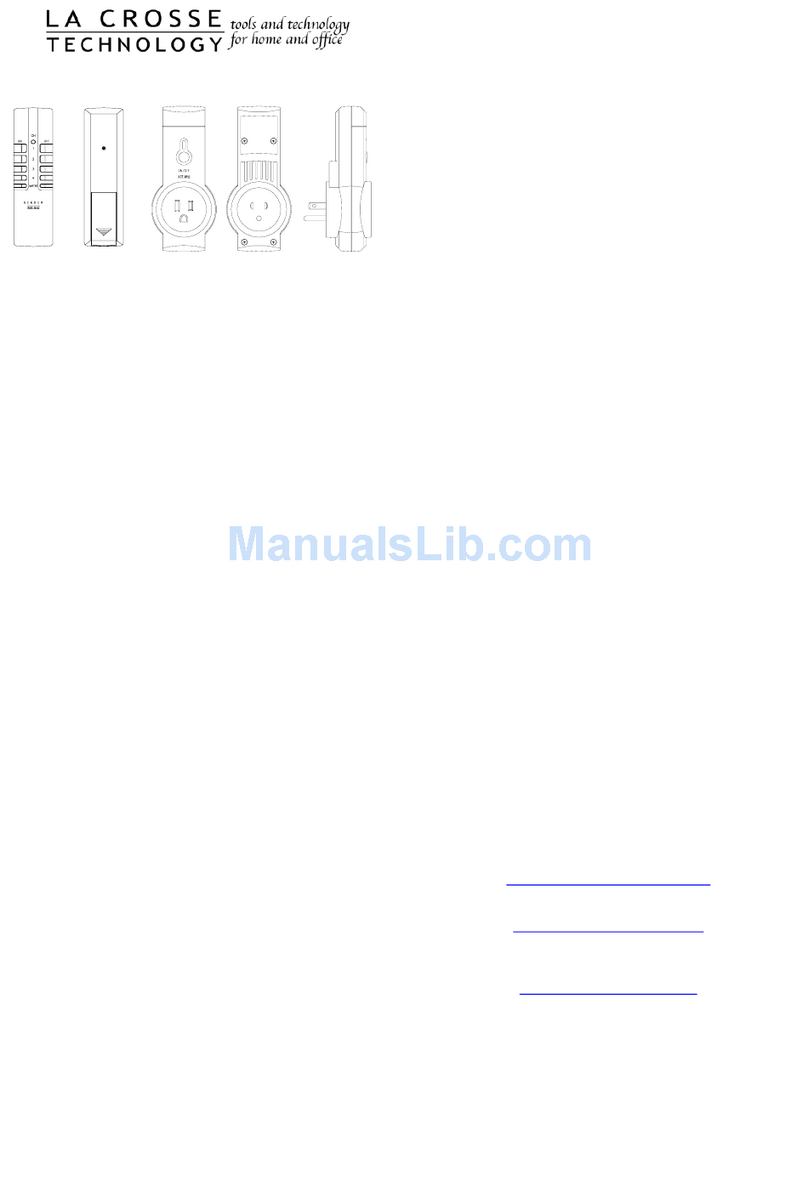 La Crosse Technology RS-204 Manuel utilisateur