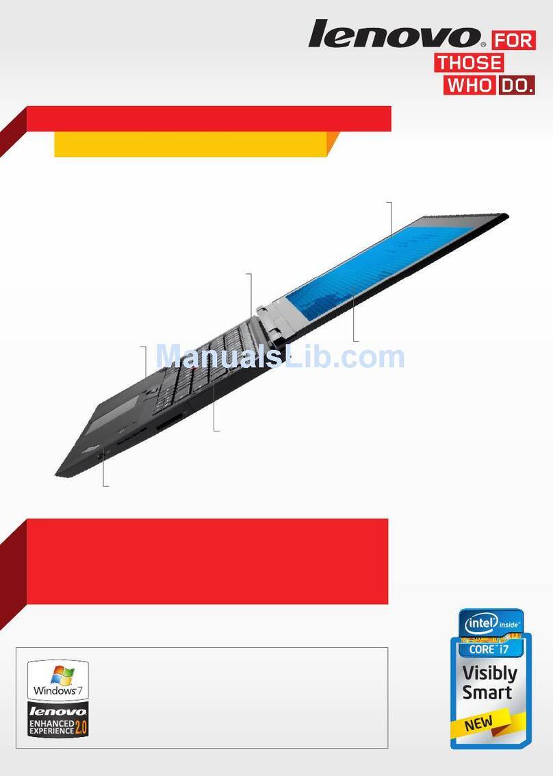 Lenovo ThinkPad X1 Manuel utilisateur