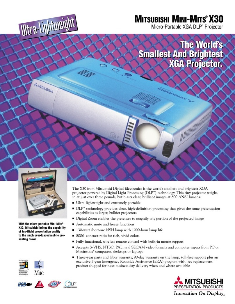 Mitsubishi MINI-MITS X30 Manuel utilisateur Mitsubishi MINI-MITS X30 Manuel utilisateur