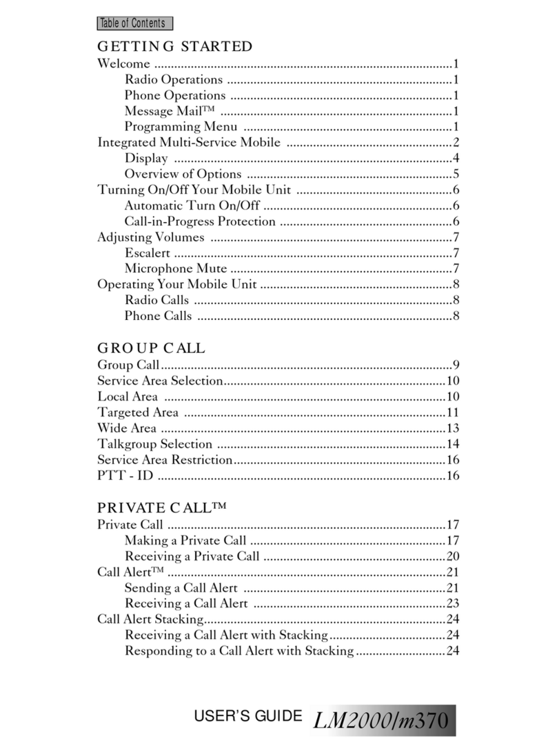 Motorola LM2000 - SOUTHERNLINC Manuel utilisateur
