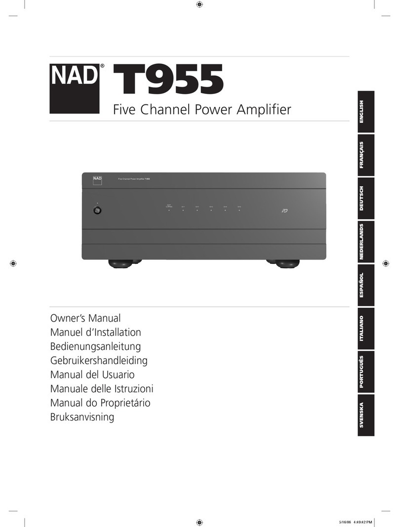 NAD T955 Manuel utilisateur