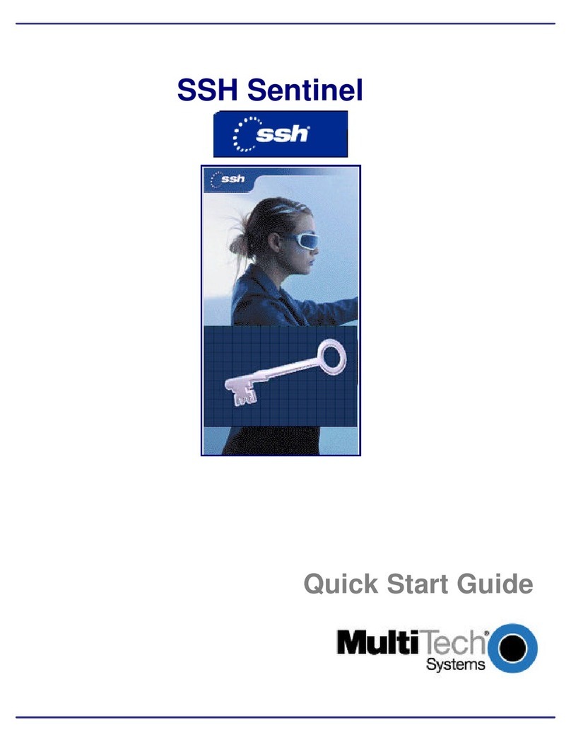 Multitech RouteFinder RF550VPN Manuel utilisateur