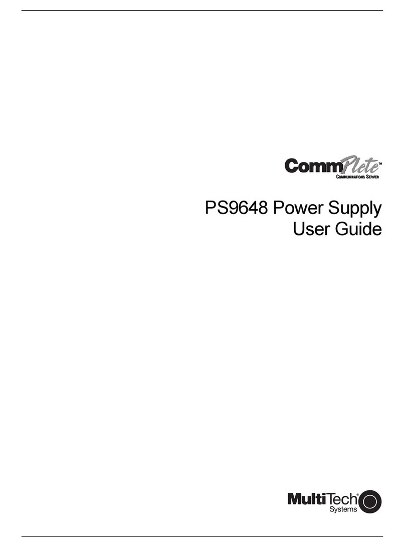Multitech PS9648 Manuel utilisateur Multitech PS9648 Manuel utilisateur