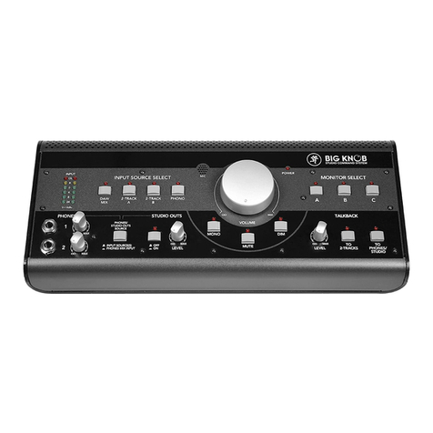 Mackie BIGK NOB Manuel utilisateur