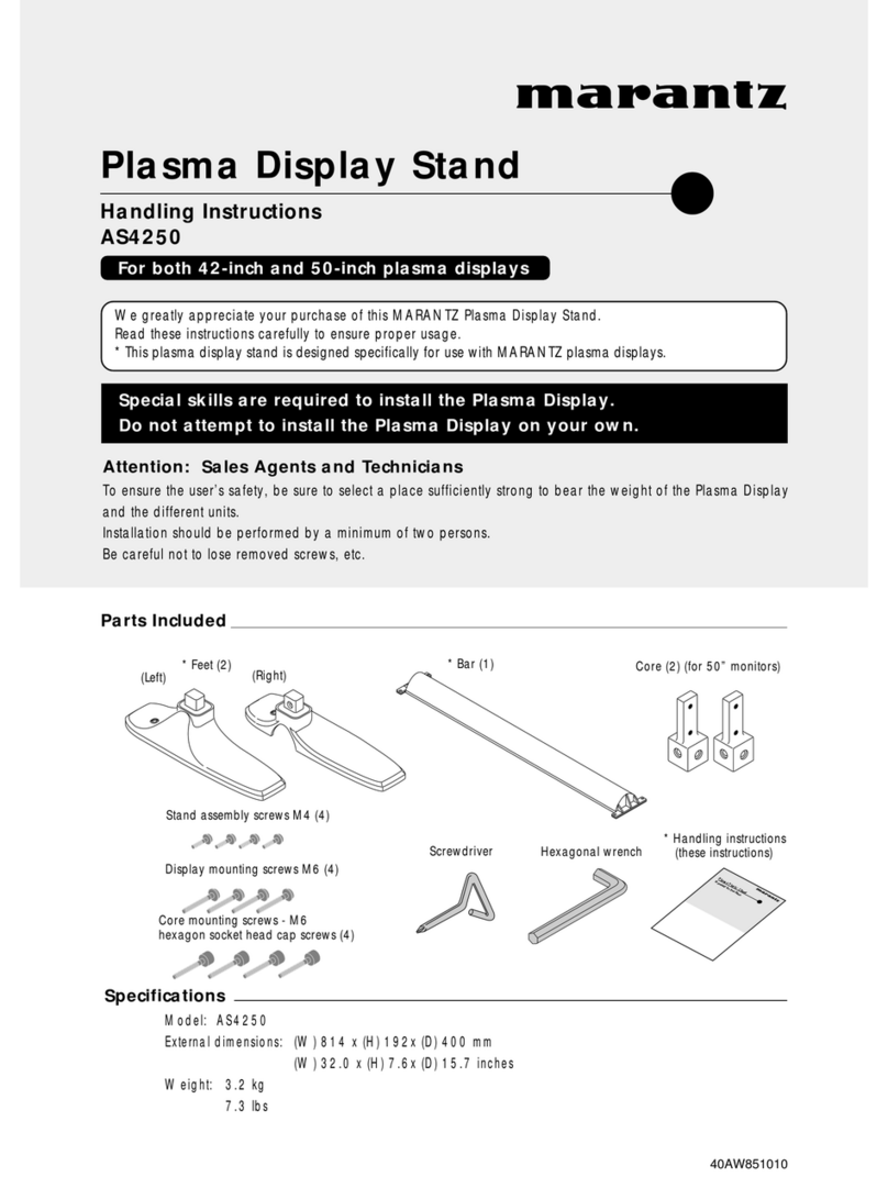 Marantz AS4250 Manuel utilisateur
