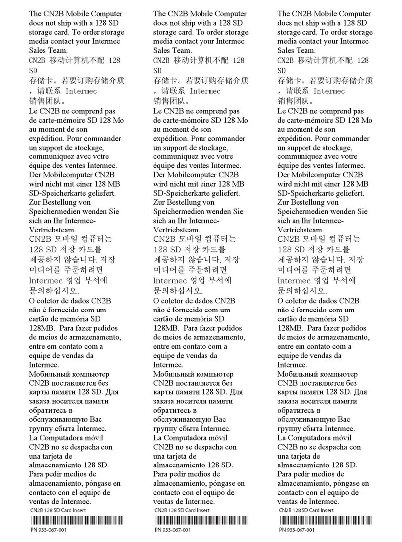 Intermec CN2B Manuel
