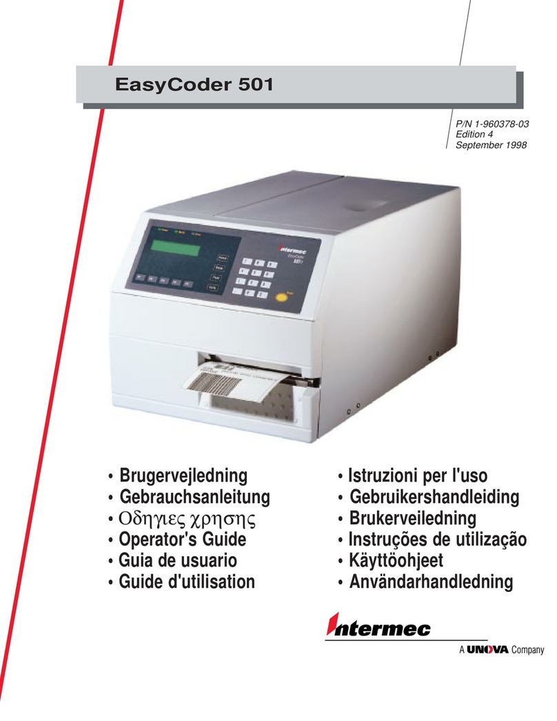Intermec EasyCoder 501 SA Manuel utilisateur