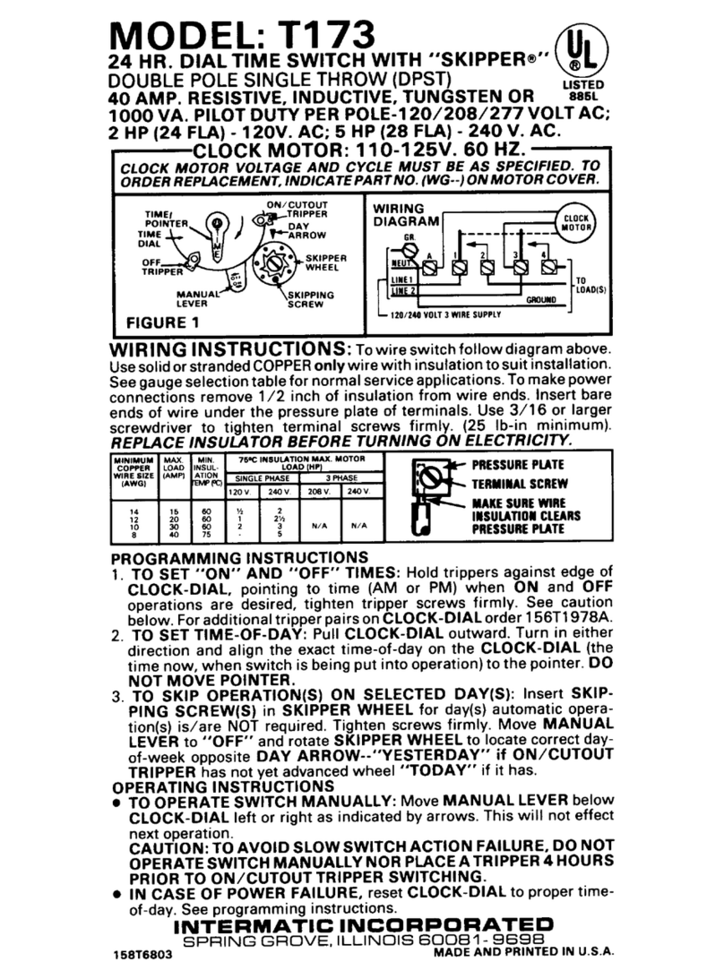 Intermatic T173 Manuel