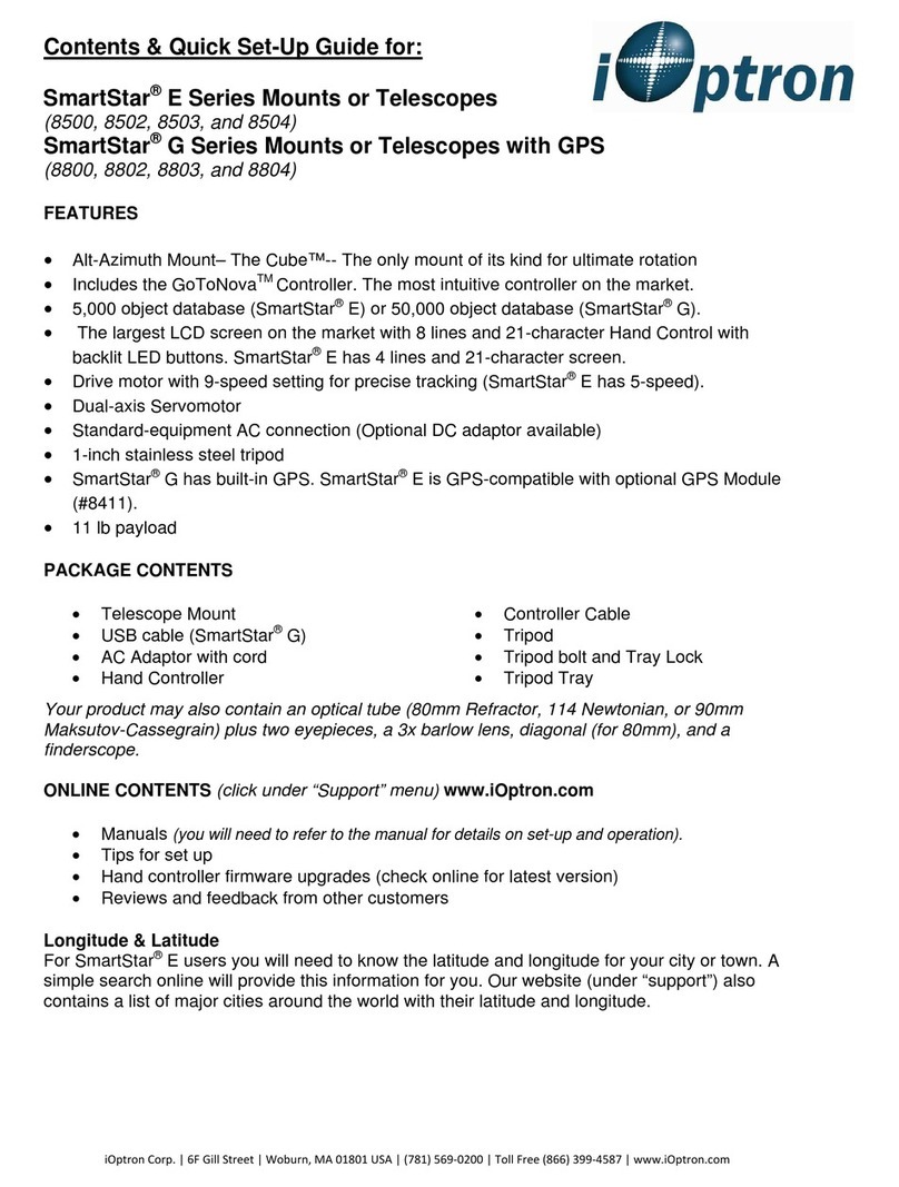 iOptron SmartStar E-MC90 Manuel utilisateur