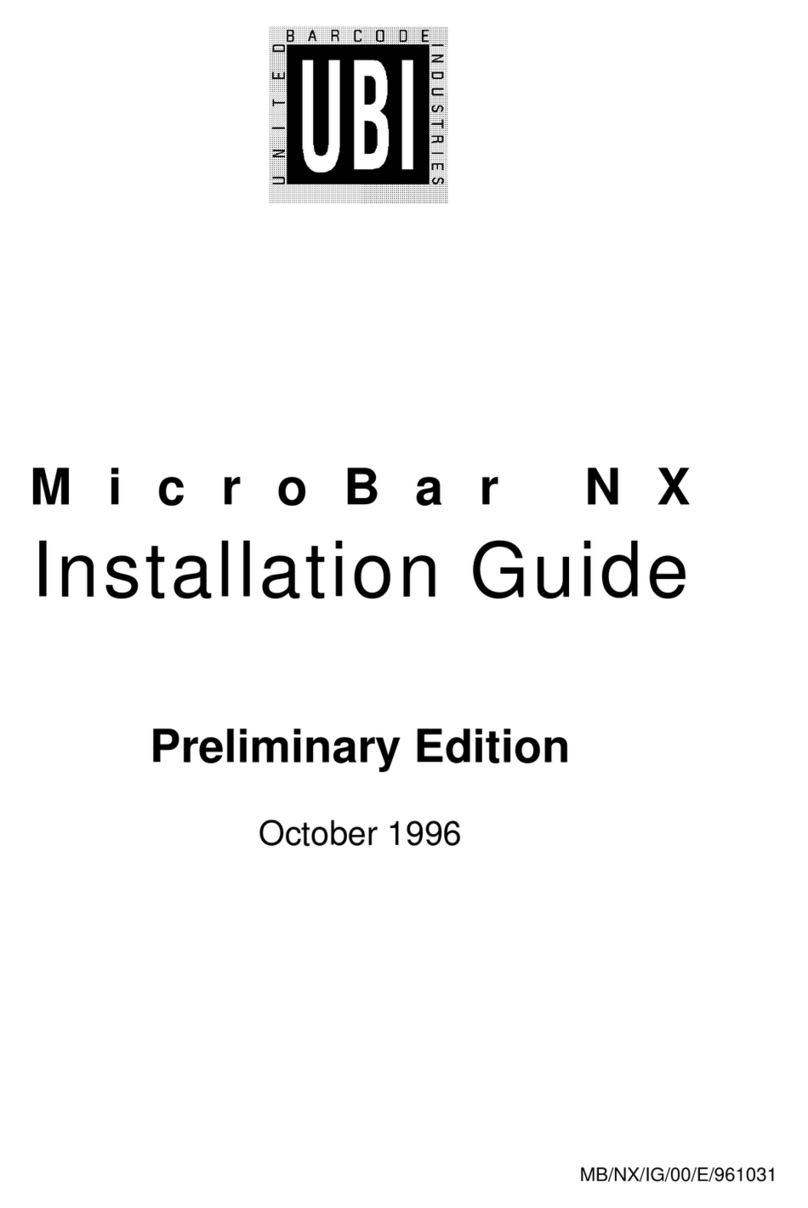 Intermec MicroBar NX Manuel utilisateur