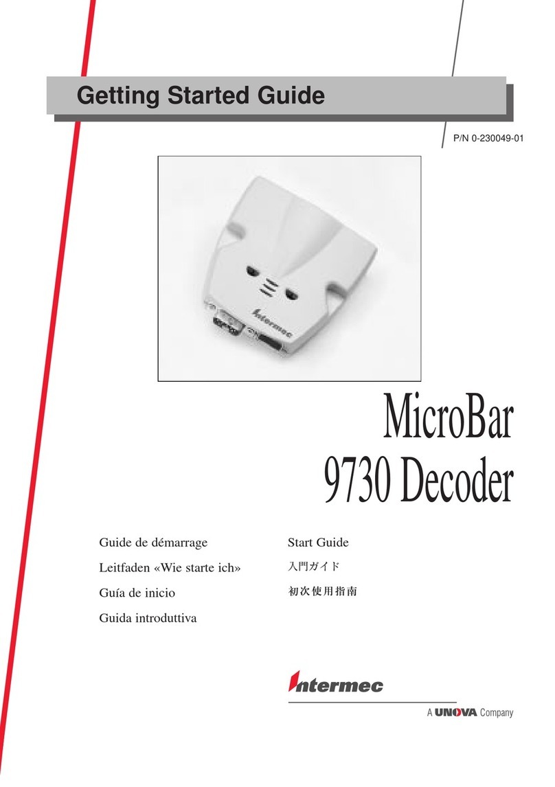 Intermec MicroBar 9730 Manuel utilisateur