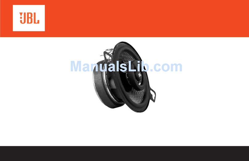 JBL GTO302 Manuel utilisateur
