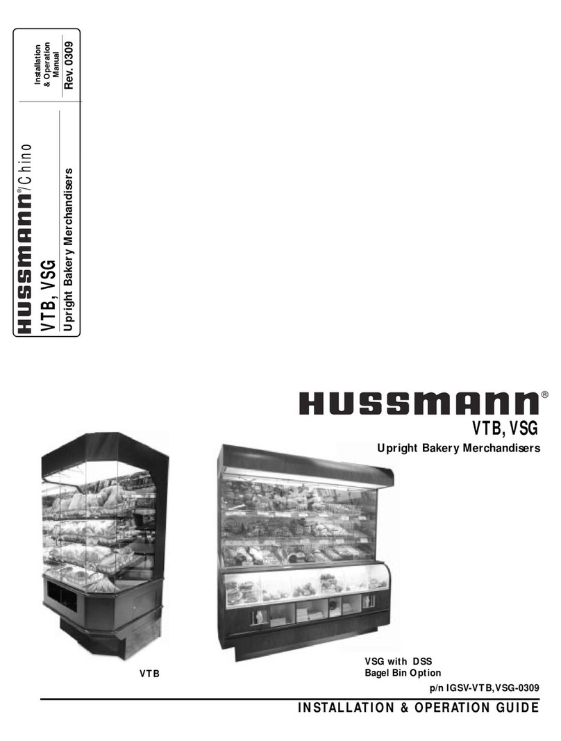 Hussmann VSG Mode d'emploi Hussmann VSG Mode d'emploi