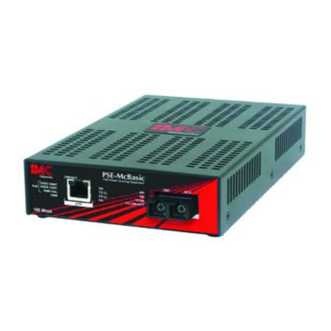 IMC Networks PSE-McBasic Series Manuel utilisateur