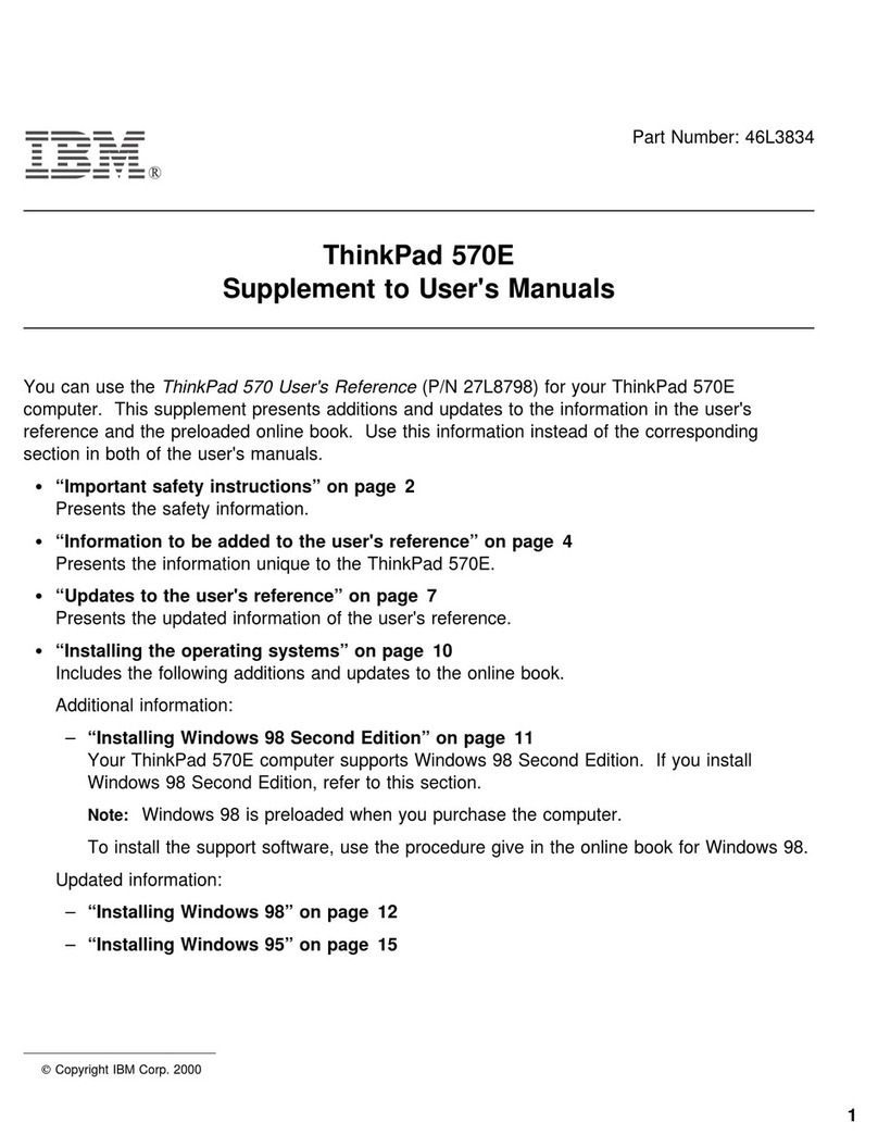 IBM ThinkPad 570E Guide de configuration