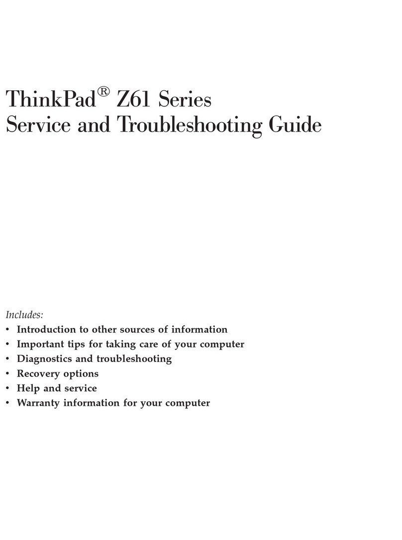 IBM ThinkPad Z61 Manuel