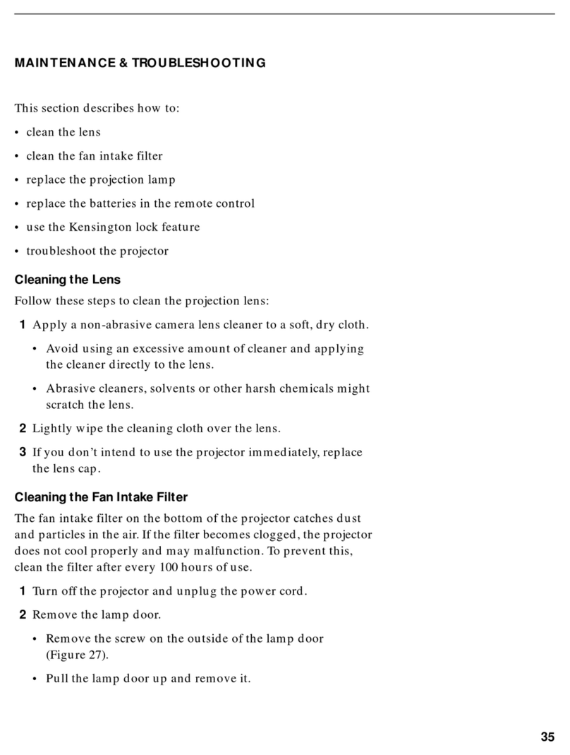 InFocus LP 750 LiteMount Mode d'emploi