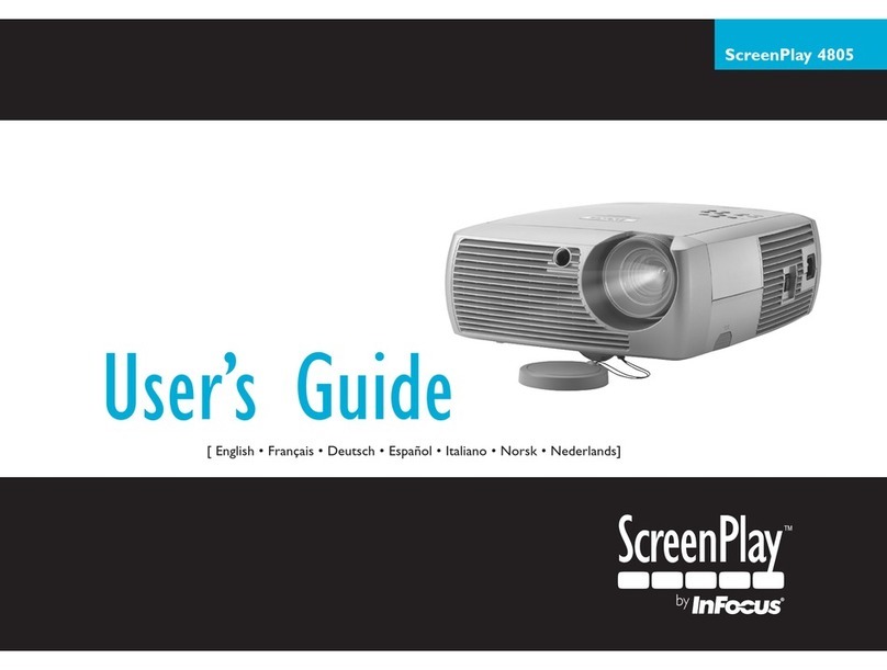 InFocus SP4805 Manuel utilisateur