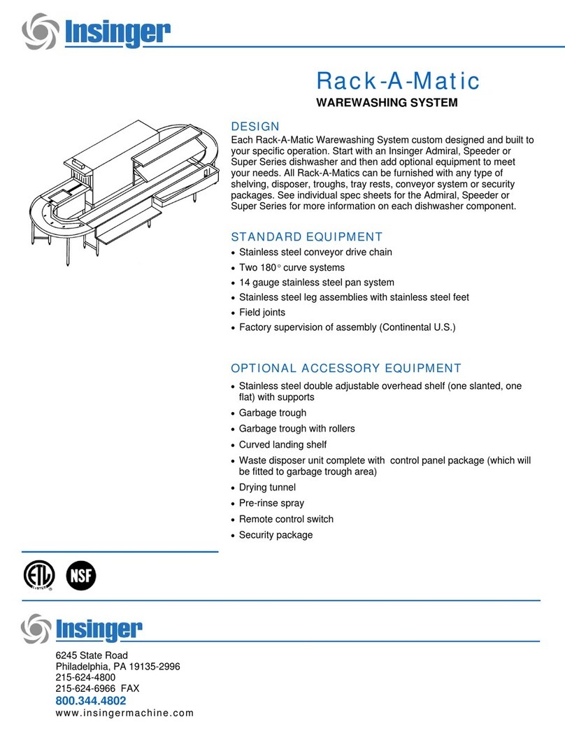 Insinger Rack-A-Matic Manuel utilisateur