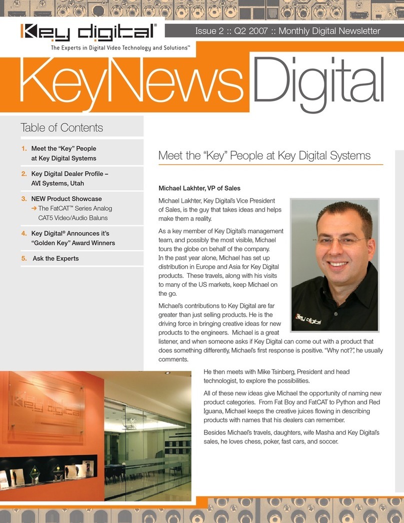 Key Digital KD-C5CWP Manuel utilisateur