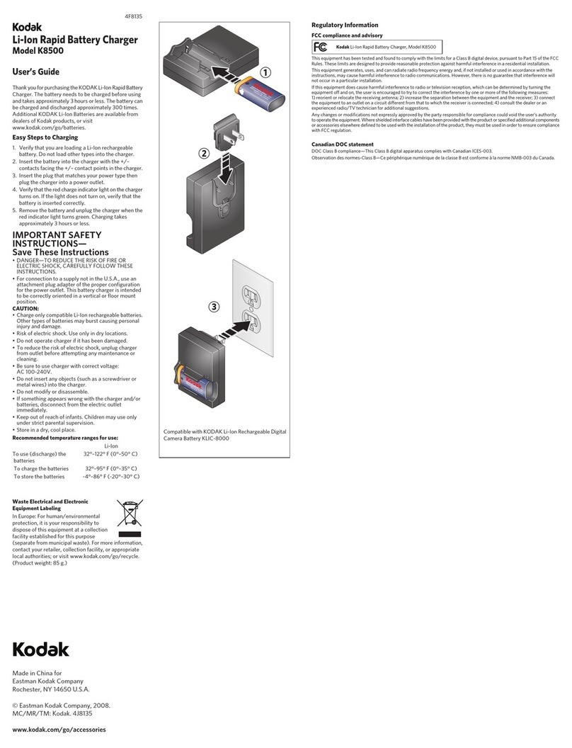 Kodak K8500 Manuel utilisateur