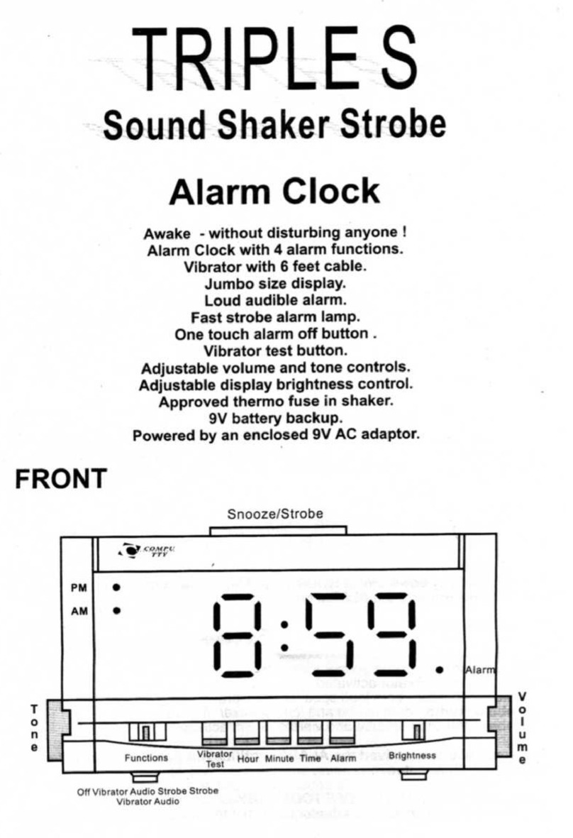 Compu-TTY WakeMEup Manuel utilisateur