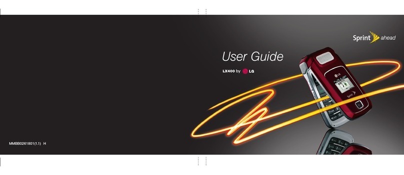 LG LX400 Manuel utilisateur
