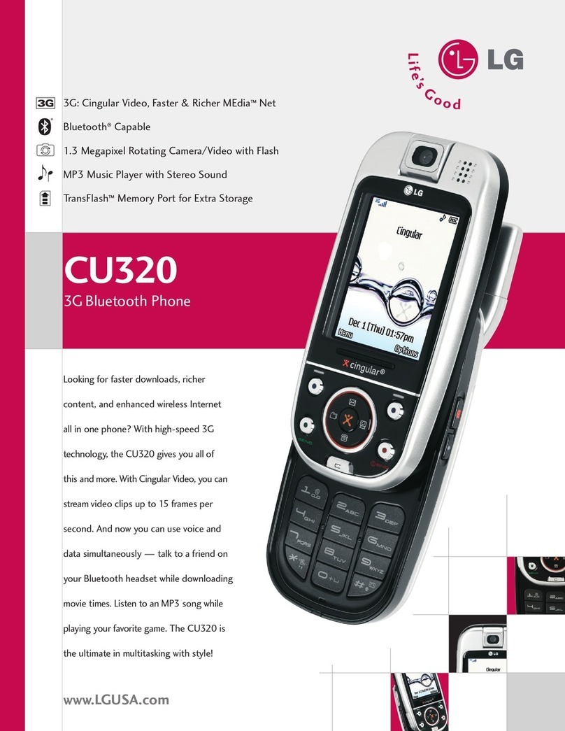 LG CU320 Manuel utilisateur