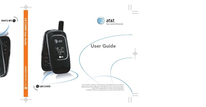 LG CU405 Manuel utilisateur