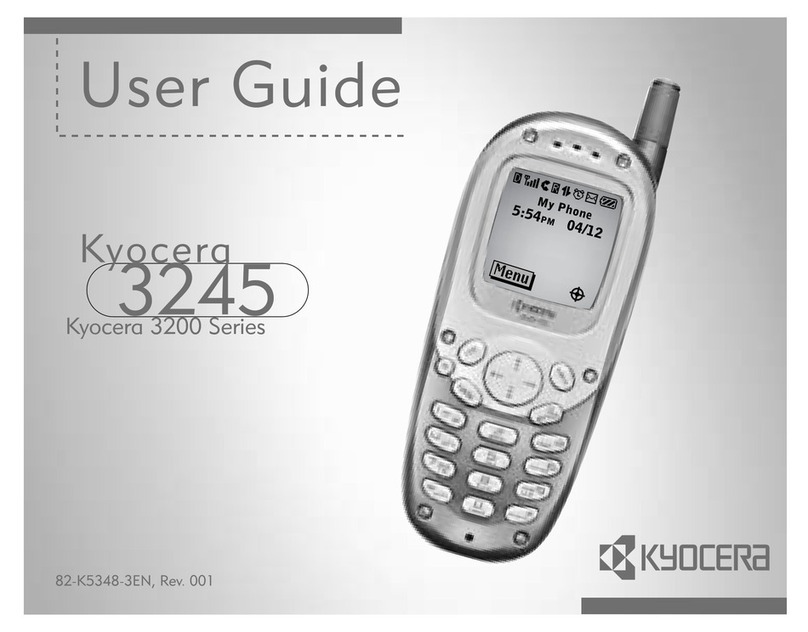 Kyocera Sprint 3245 Manuel utilisateur