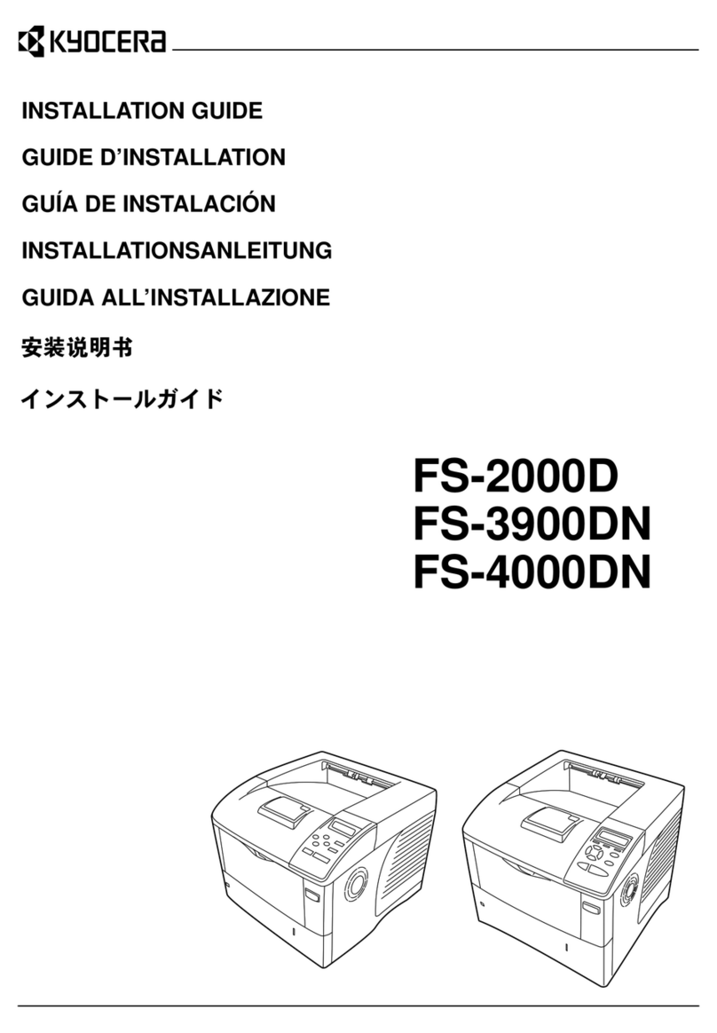Kyocera FS-2000D Manuel utilisateur