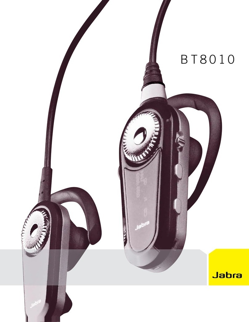 Jabra BT8010 - Headset - Clip-on Manuel du propriétaire