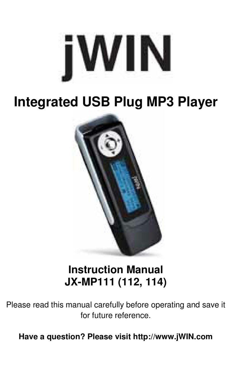 jWIN JX-MP111 Manuel utilisateur