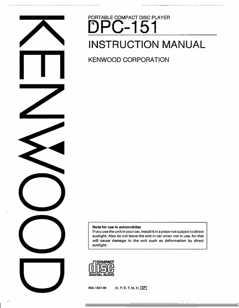 Kenwood DPC-151 Manuel utilisateur
