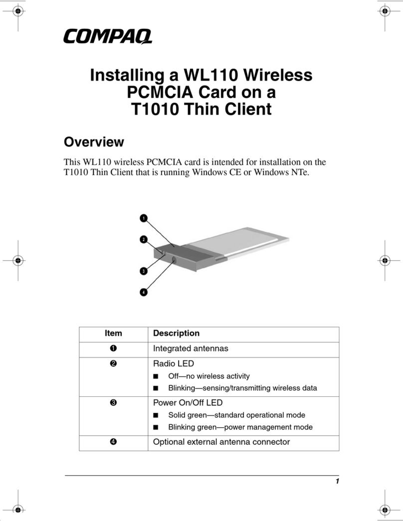 HP Compaq t1010 Guide d'installation