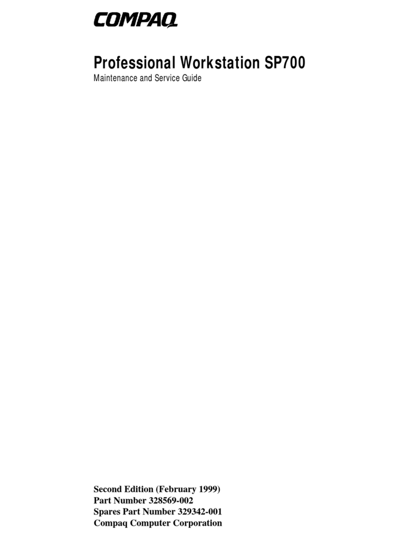 HP Compaq SP700 Manuel