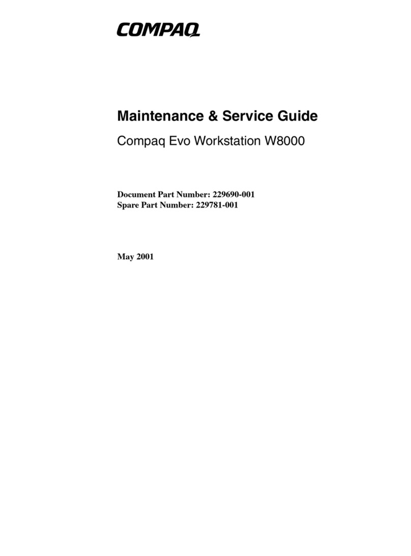 Compaq Evo W8000 Manuel