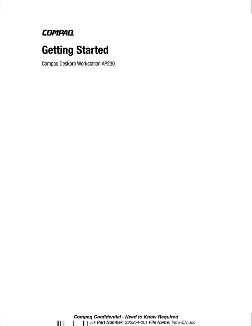 Compaq Deskpro Workstation AP230 Manuel utilisateur