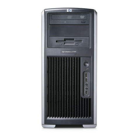 HP Xw9300 - Workstation - 1 GB RAM Manuel d'utilisation et d'entretien