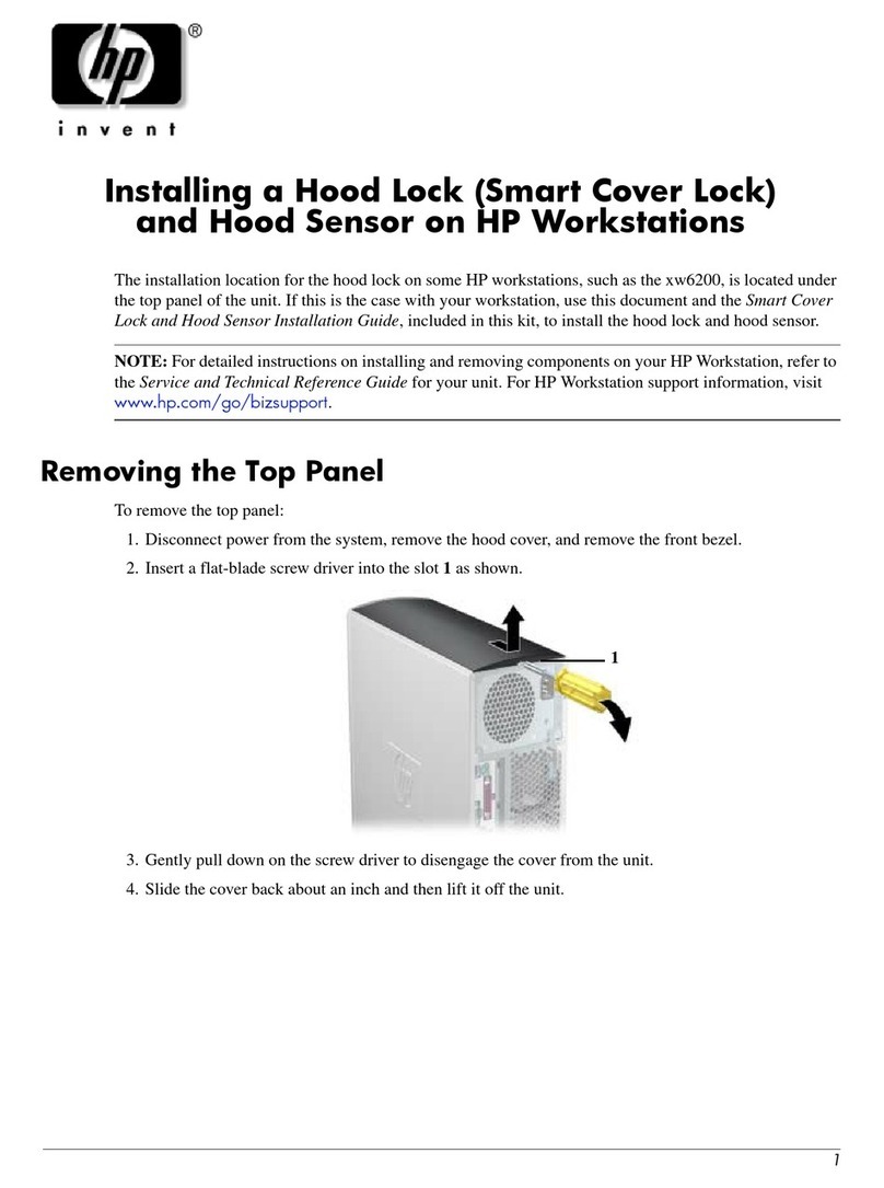 HP Workstation xw4100 Manuel