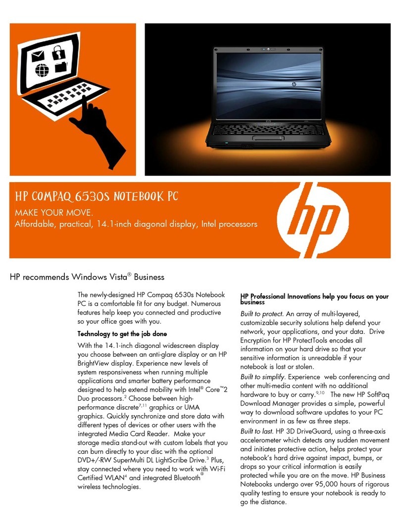 HP Compaq 6530s Manuel utilisateur