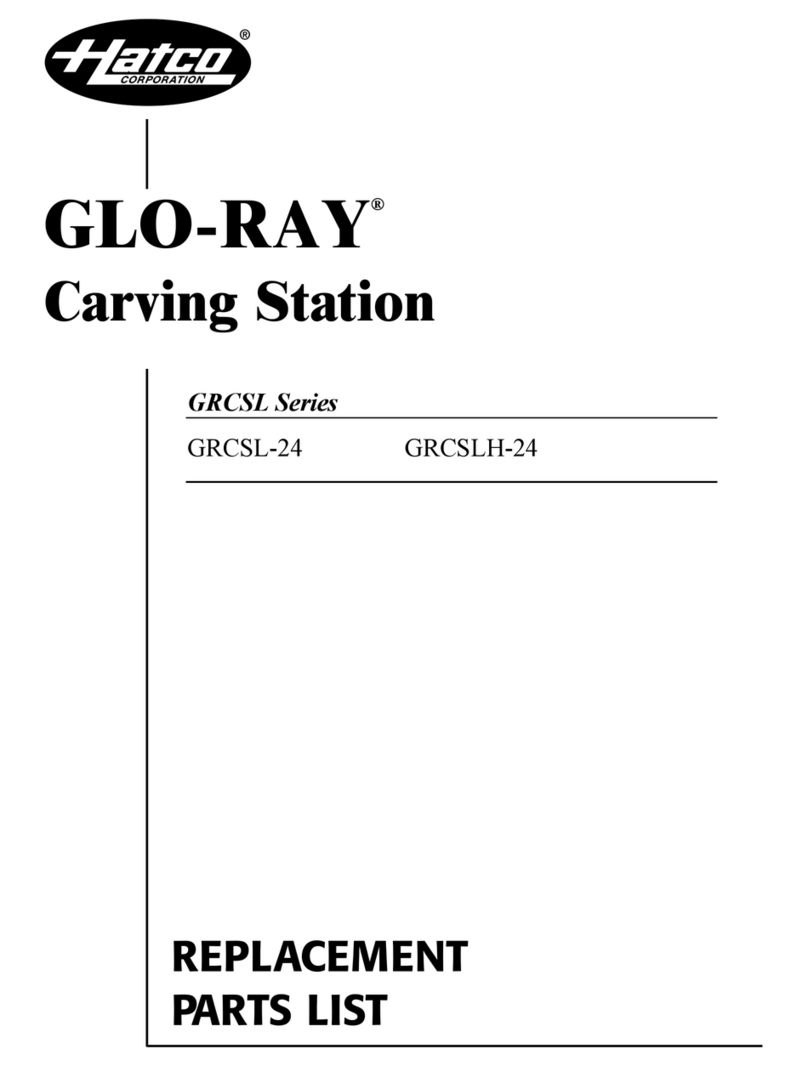 Hatco Glo-Ray GRCSL-24 Guide d'application