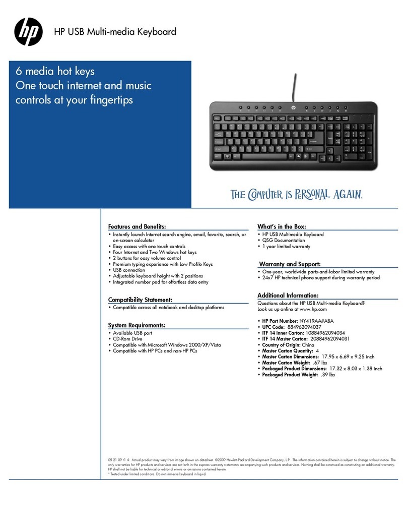 HP NY419AA Manuel utilisateur