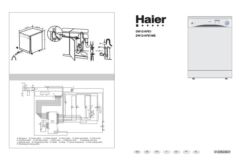 Haier DW12-KFE1 Manuel utilisateur