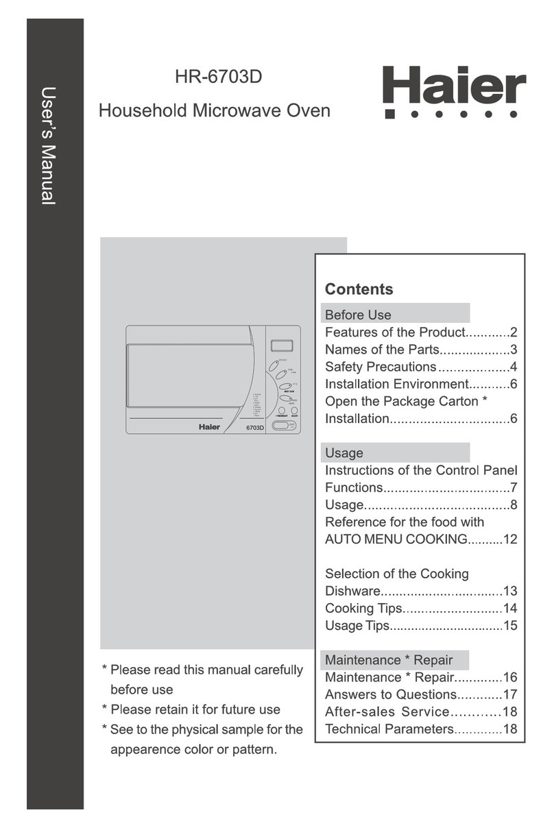 Haier HR-6703D Manuel utilisateur