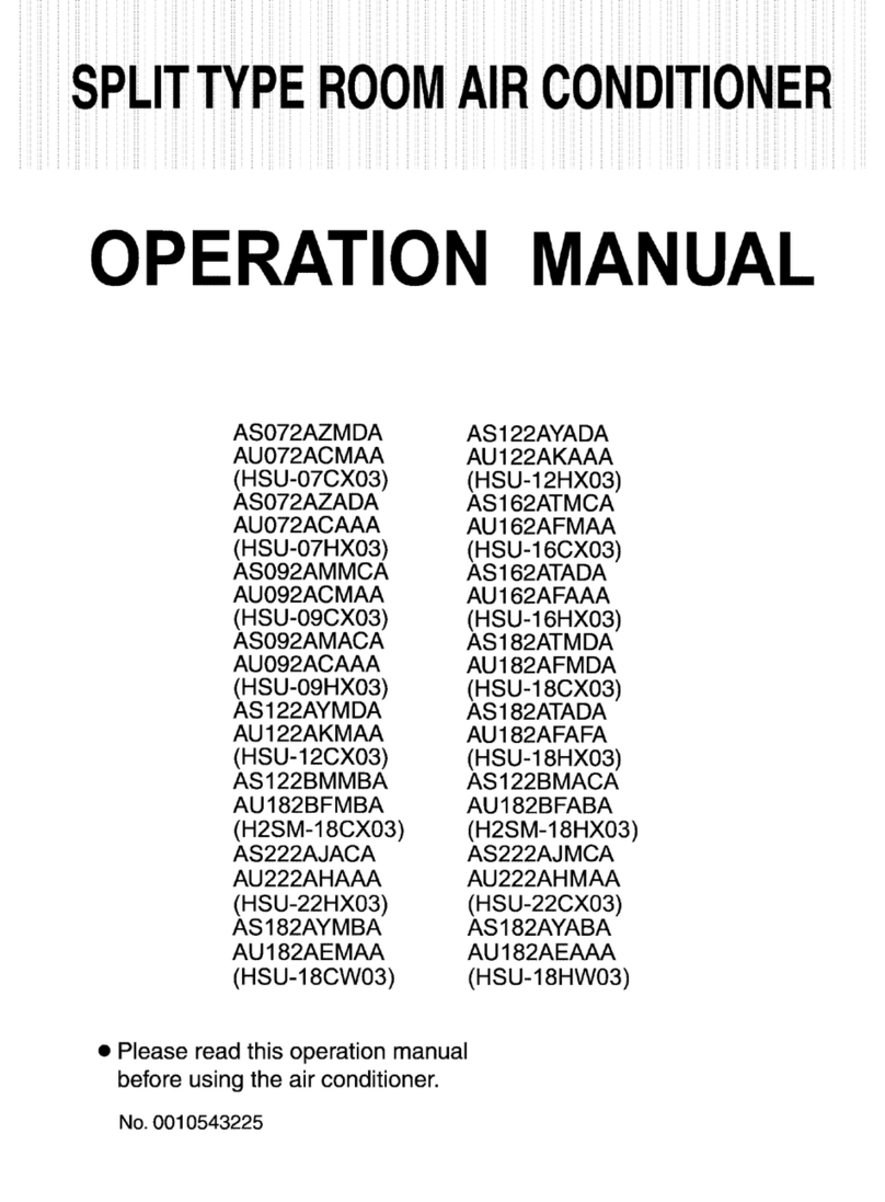 Haier AS072AZADA Manuel utilisateur Haier AS072AZADA Manuel utilisateur
